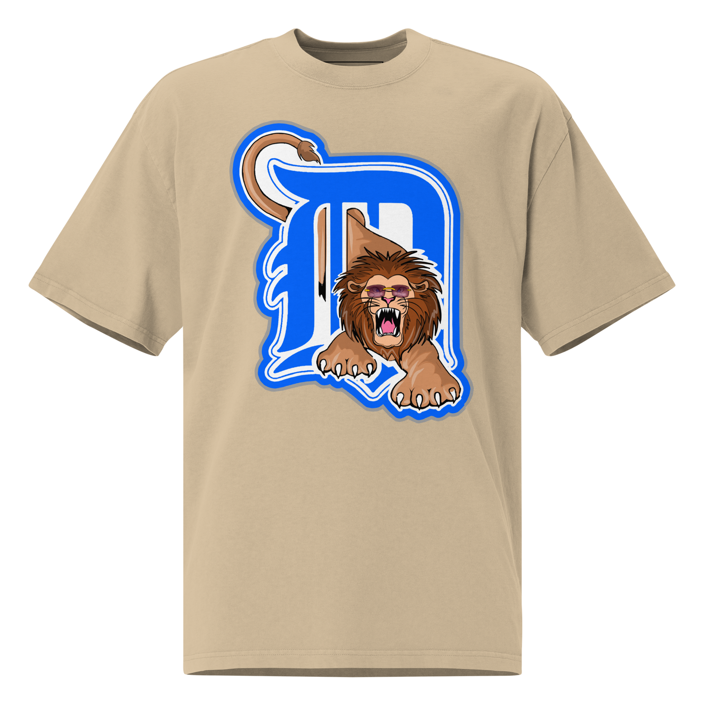 D Lion Buffed Up TShirt