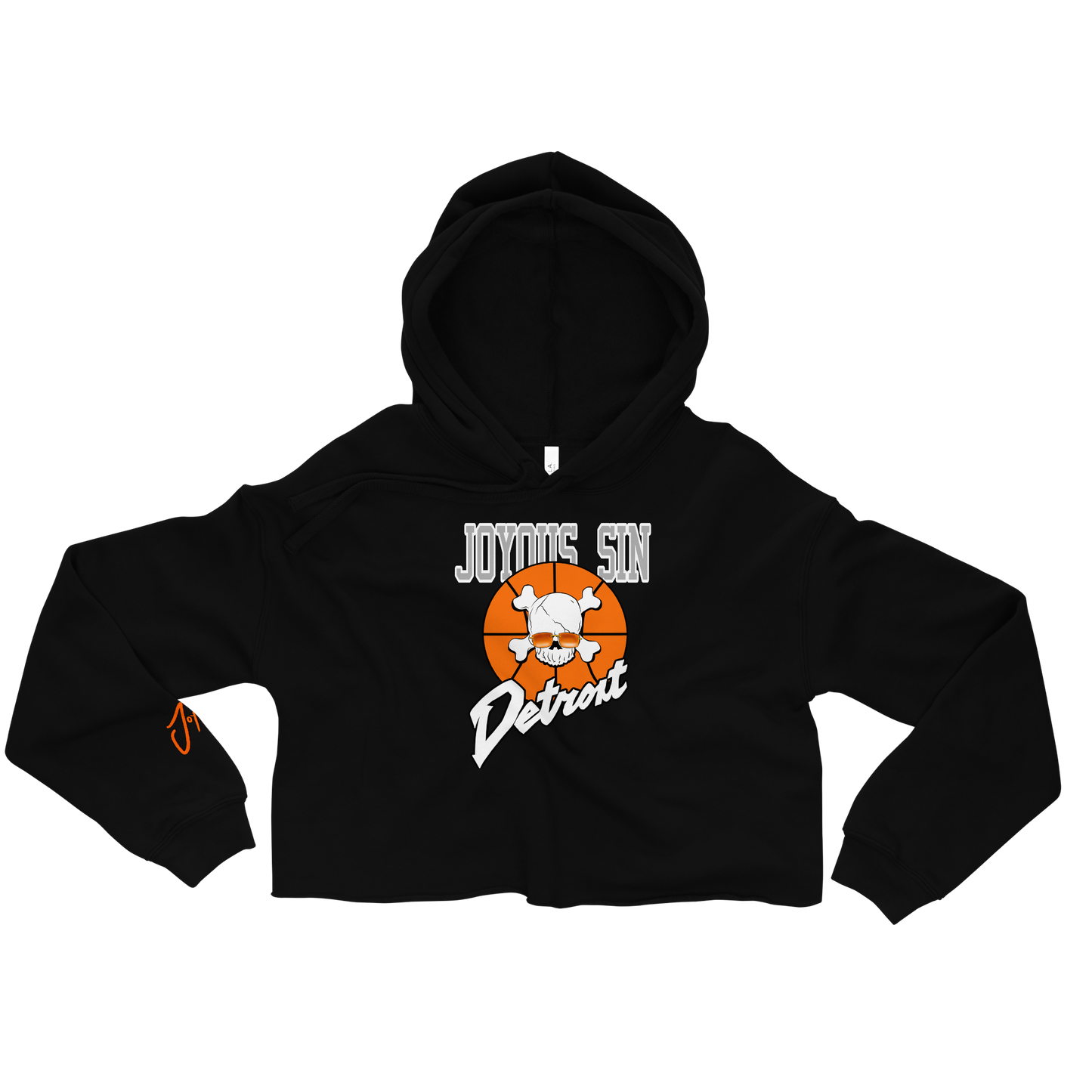 Joyous Basketball Crop Hoodie